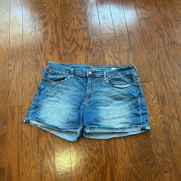 Signature by Levi Strauss Pants - Levi-s Women's Blue and Navy Shorts